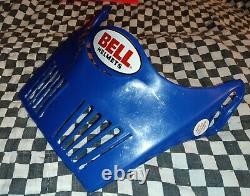 N. O. S. Vintage Bell moto 5 helmet visor Blue Simpson Shoei buco