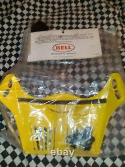 N. O. S. Vintage Bell moto 5 helmet visor kit Yellow Simpson Shoei buco