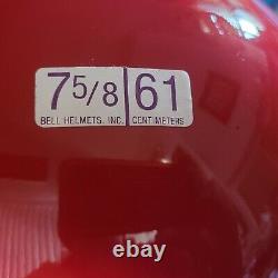 NOS Red Bell Moto III Helmet Moto 3 With Visor Rare Must See Unused Motocross