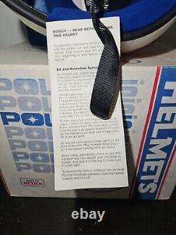 NOS Vintage Bell Polaris Motocross Patriotic American Flag Helmet Size Large