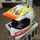 NOS Vintage SHOEI Motocross Helmet VF-X TROYLEE TC-2 White Size L