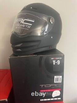 New TORC T9 Full Face Motorcycle Retro Vintage Helmet DOT ECE 22.05