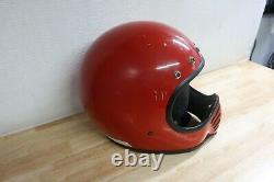 Nice Used Vintage Bell Moto 3 III Helmet Motorcycle Dirt Bike Motocross 7-1/2 Re