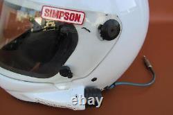 Nice Vintage Original Simpson Forced Air with Mic Adult Mens Racing Helmet