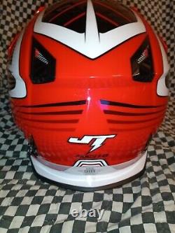 Nos JT motocross Racing helmet als 1.0 Red S. Simpson bell shoei