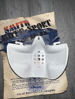 Nos Smith Moto Sport Google Helmet 1 Face Guard Mask Vintage Motocross MX