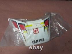 Nos Yamaha Vintage Motocross Helmet Visor Yz Oem Genuine Mhe-visr4-rd-blk New