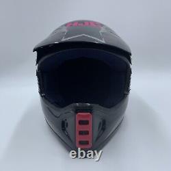 RARE Vintage HJC FGX Motocross Helmet Size Large Snell M90 Motorcycle Retro PINK