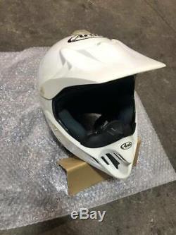 Rare! Arai Genuine Oem Vintage Motocross Helmet Mx-3 White Off Load M Size