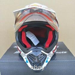 Redbull Full-face Motorcycle Helmet Motocross Vintage Helmet ECE Certificate