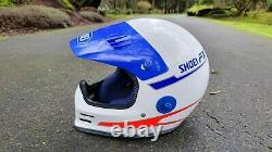 SHOEI (Japan) Vintage FX-1 Motocross ATV Helmet With Visor Size XL