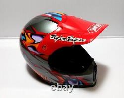 SHOEI Troy Lee Designs Motocross Helmet Red Color Vintage Excellent Japan F/S