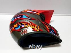 SHOEI Troy Lee Designs Motocross Helmet Red Color Vintage Excellent Japan F/S