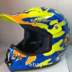 SHOEI VF-X2 Jeff Matiasevich Model Motocross Helmet Size L Troy Lee Vintage