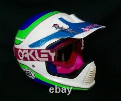 Shoei Helmet Vintage Motocross Fox Racing Jt Dirtbike MX Supercross Jeff Ward