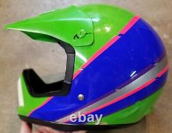 Shoei Kawasaki Helmet Vintage MX AHRMA kx Motocross bell moto 3 4 5 6