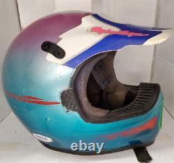 Shoei Vintage Troy Lee Designs Motocross Bmx Motorcycle Helmet SNELL