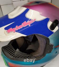 Shoei Vintage Troy Lee Designs Motocross Bmx Motorcycle Helmet SNELL