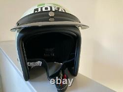 Team Kawasaki vintage motocross tribute 70's Jimmy Weinert style helmet, new