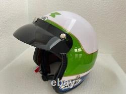 Team Kawasaki vintage tribute 70's Jeff Ward Shoei style helmet XL new