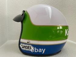 Team Kawasaki vintage tribute 70's Jeff Ward Shoei style helmet XL new