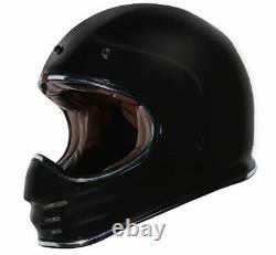 Torc T3 Retro MX Motocross DOT/ECE Motorcycle Helmet -Flat Black-SHIPS FAST/FREE