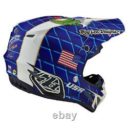Troy Lee Designs SE4 Malcolm Smith Large MX Helmet TLD AHRMA Vintage Motocross