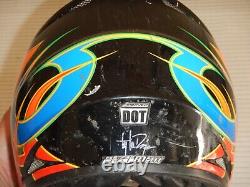 Troy Lee designs helmet motocross orange bike VINTAGE RARE TLD
