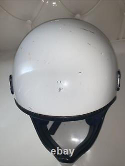 VINTAGE 1980's BELL MOTO 4 White Red Force Flow Cross Helmet