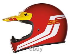 VMX X Garage X. G200 Desert Race Red. Vintage Motocross Helmet