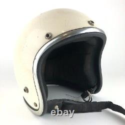 VTG Arthur Fulmer AF20, Open Face Racing Race Motorcycle Helmet Motocross 1970's