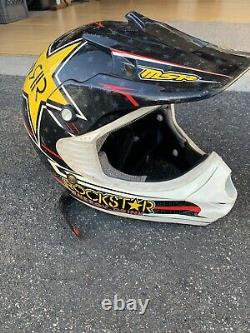 VTG MSR Rockstar Helmet Size YL Youth Large Motocross Dirtbike Off Road