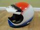 VTG Rare Honda Hondaline Pro Motocross Helmet Motorcycle 1980s Red White Blue Lg
