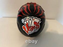 Very Rare Vintage 2000 Road Champs Motocross Mini Helmet Display Carey Hart