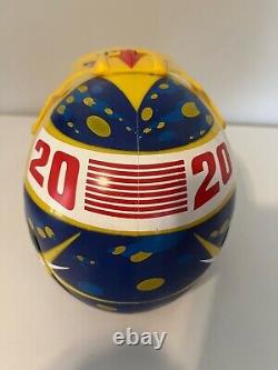 Very Rare Vintage 2000 Road Champs Motocross Mini Helmet Display Damon Huffman