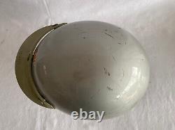 Vintage 1970's Bell Super Magnum Silver Helmet Size 7-1/2 TopTex