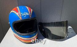 Vintage 1974 MCHAL APOLLO X Motocross Auto Midget Car Racing Motorcycle Helmet