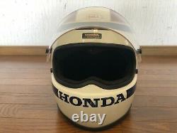 Vintage 1980 BELL STAR 4 HONDALINE Helmet HONDA INTERNATIONALHAWK Size L Rare