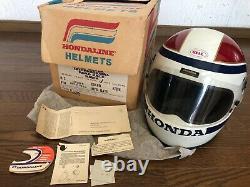 Vintage 1980 BELL STAR 4 HONDALINE Helmet HONDA INTERNATIONALHAWK Size L Rare
