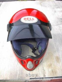 Vintage 1980 Bell Motocross Helmet Size 7
