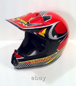 Vintage 1980's Motorcycle Motocross Snowmobile ATV Helmet Bell Or Shoei Sz X/L