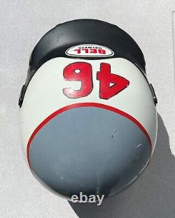 Vintage 1980s BELL MAG 4 Motocross Racing Open Face Motorcycle Helmet Size 7 1/4