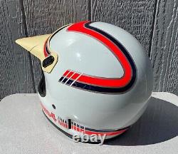 Vintage 1980s BELL MOTO 4 Motocross Off-Road Racing Motorcycle Helmet Size 7 1/8