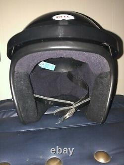 Vintage 1983 Bell Magnum Helmet / Motocross Motorcycle black 7 1/8 in 57 Cm