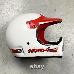 Vintage 1985 Bell Moto 4 Motocross Helmet 7 1/4 rick johnson fox jt mx off