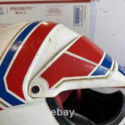 Vintage 1985 Bieffe BX6 Snell Face Helmet Honda Motocross Large 60
