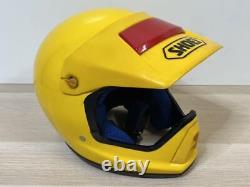 Vintage 1989 SHOEI Motocross Helmet VX-4R Yellow Size M