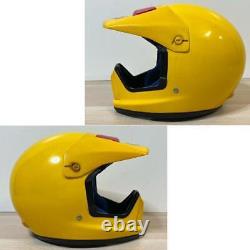 Vintage 1989 SHOEI Motocross Helmet VX-4R Yellow Size M