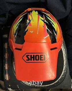 Vintage 1990's SHOEI FX-2 Motorcycle Helmet Troy Lee Designs Motocross Medium