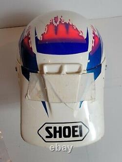 Vintage 1990s SHOEI VF-X Motorcycle Motocross BMX Helmet Large